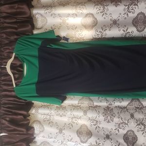 Beautiful blue green xlg chap dress